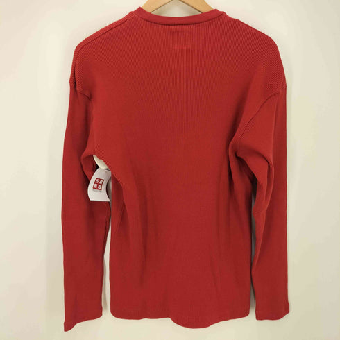 カールヘルム Karl Helmut ロゴ パッチ リブ クルーネック L/S Tシャツ メンズ