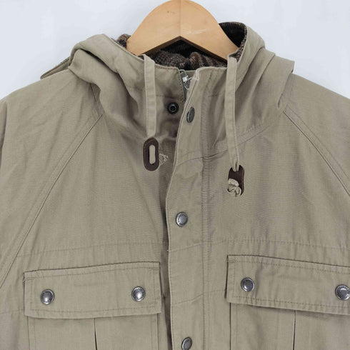 エンジニアードガーメンツ Engineered Garments 旧タグ USA製 裏地ツイードチェック ラグランスリーブ マルチポケットフィールド マウンテン パーカー ジャケット メンズ import:S