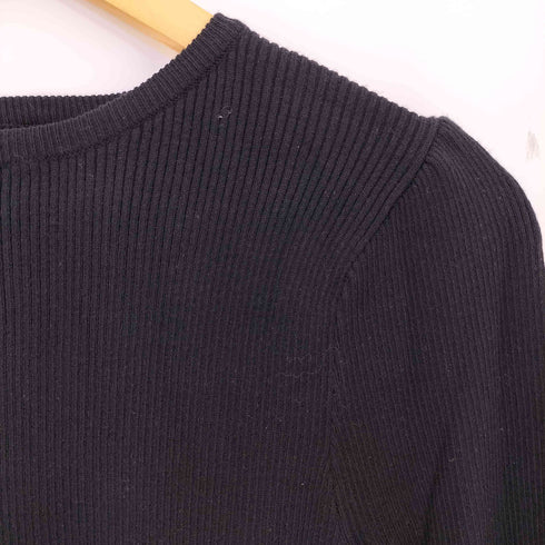 リエディ Re:EDIT チュールカフスリブニットトップス レディース JPN:M