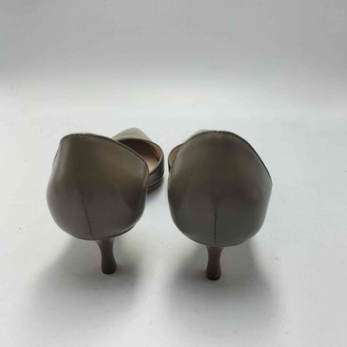 ジョルジオアルマーニ Giorgio Armani イタリア製 ポインテッドトゥ レザー ヒール パンプス レディース EUR:36