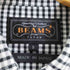 ビームスプラス BEAMS+ リネン ギンガム チェック ボタンダウン シャツ メンズ JPN:S