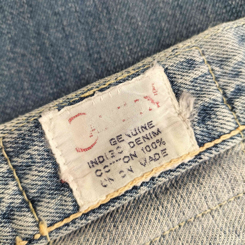 キャントン CANTON ボタンフライデニムパンツ メンズ