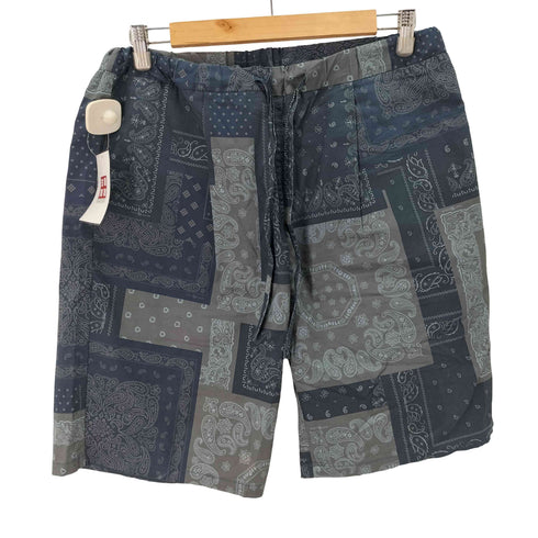 ナノユニバース NANO universe ELEPHANT BRAND ペイズリー 別注 総柄イージーショーツ メンズ JPN:L