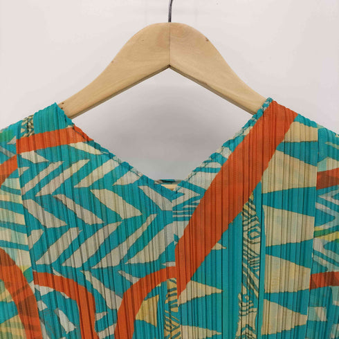 プリーツプリーズイッセイミヤケ PLEATS PLEASE ISSEY MIYAKE 総柄 プリーツ バウンス ワイドカットソー レディース JPN:3