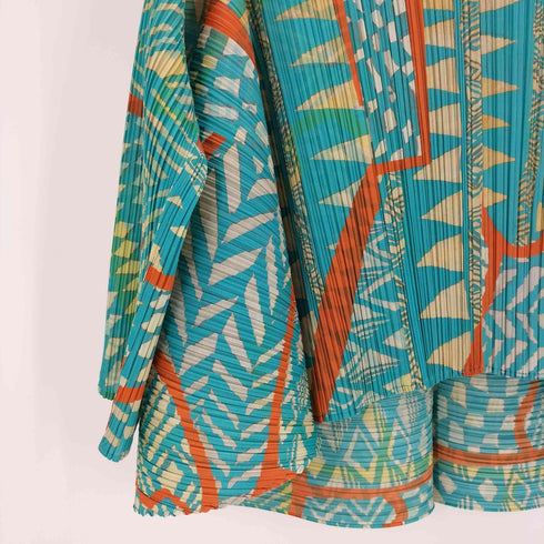 プリーツプリーズイッセイミヤケ PLEATS PLEASE ISSEY MIYAKE 総柄 プリーツ バウンス ワイドカットソー レディース JPN:3