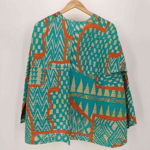 プリーツプリーズイッセイミヤケ PLEATS PLEASE ISSEY MIYAKE 総柄 プリーツ バウンス ワイドカットソー レディース JPN:3