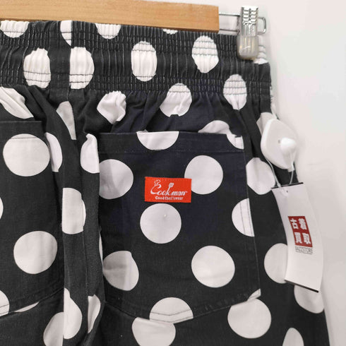 クックマン COOKMAN ドット 水玉 シェフパンツ メンズ JPN:L