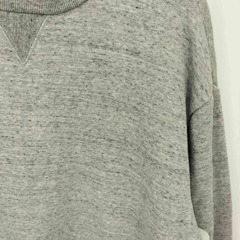 ロクビューティーアンドユースユナイテッドアローズ 6 BEAUTY & YOUTH UNITED ARROWS コットンウラケ カラーステッチ vガゼット 霜降り クルーネック プルオーバースウェット トレーナー レディース