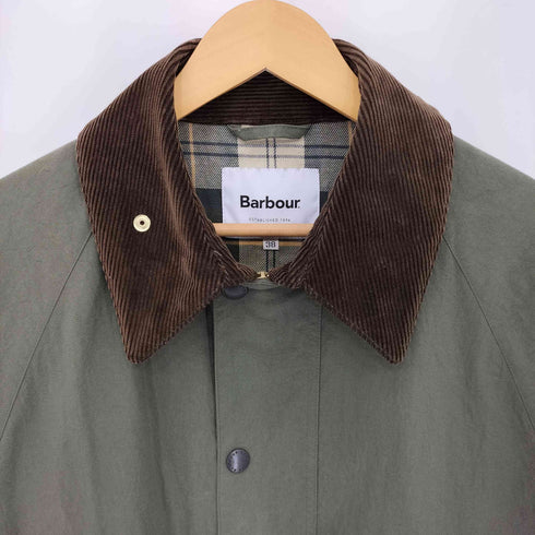 バブアー Barbour 別注 BEAUFORT ビューフォート ノンワックス 襟コーデュロイ ナイロンコート レディース 38