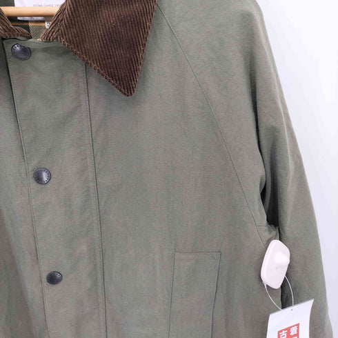 バブアー Barbour 別注 BEAUFORT ビューフォート ノンワックス 襟コーデュロイ ナイロンコート レディース 38