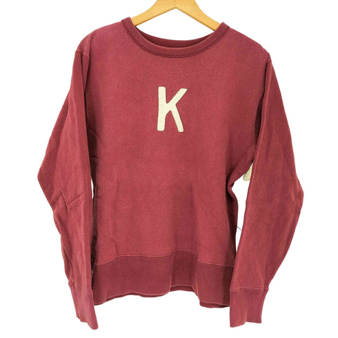 リー Lee イニシャル刺繍 クルーネックスウェット メンズ US:38