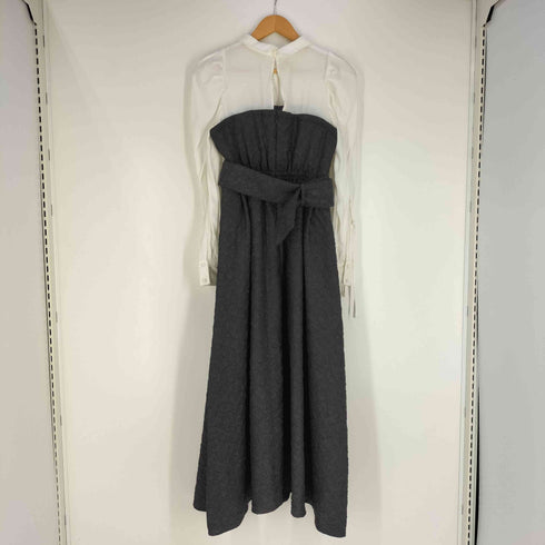ダズリン dazzlin 23ss ブラウスレイヤードジャガードワンピース レディース JPN:M