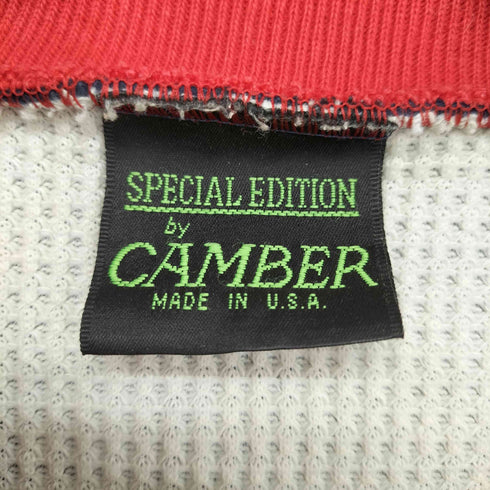 スペシャルエディションバイキャンバー SPECIAL EDITION by CAMBER USA製 2トーン 裏サーマル スウェットブルゾン メンズ JPN:S