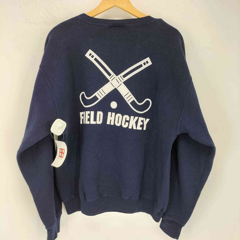 ラッセルアスレチック RUSSELL ATHLETIC メキシコ製 Vガゼット 両面プリント クルーネックスウェット Hockey メンズ JPN:M