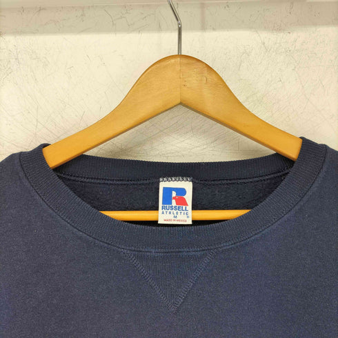 ラッセルアスレチック RUSSELL ATHLETIC メキシコ製 Vガゼット 両面プリント クルーネックスウェット Hockey メンズ JPN:M