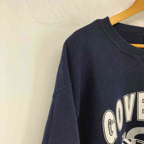 ラッセルアスレチック RUSSELL ATHLETIC メキシコ製 Vガゼット 両面プリント クルーネックスウェット Hockey メンズ JPN:M