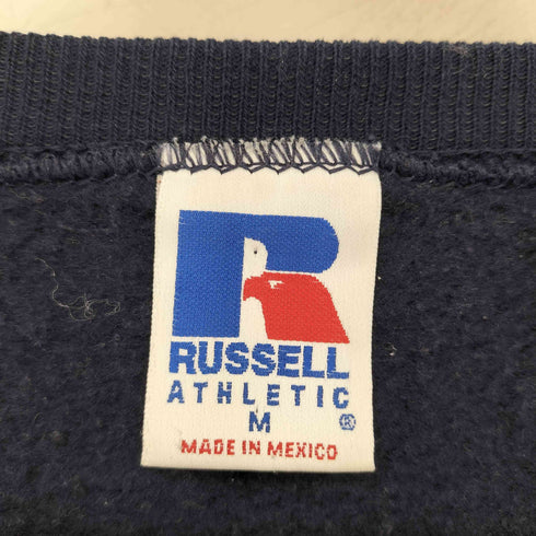 ラッセルアスレチック RUSSELL ATHLETIC メキシコ製 Vガゼット 両面プリント クルーネックスウェット Hockey メンズ JPN:M