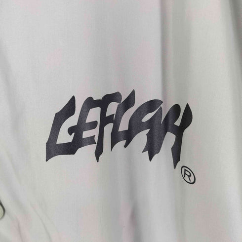 レフラー Leflah 両面プリント ナイロン コーチジャケット メンズ