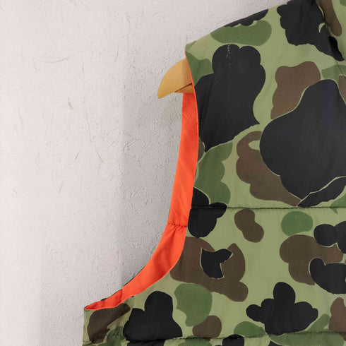 レッドヘッド RED HEAD 80s ダックハンターカモ リバーシブル パファーベスト メンズ import:M