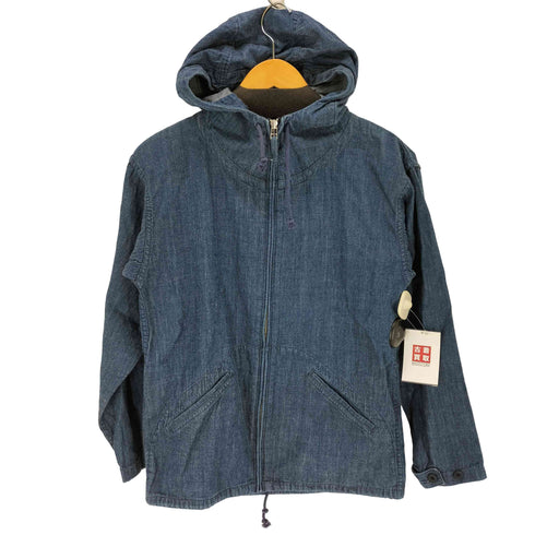 フォーティファイブアールピーエム 45rpm シャンブレージップアップフーディージャケット レディース 2