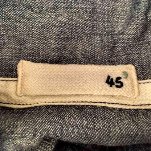 フォーティファイブアールピーエム 45rpm シャンブレージップアップフーディージャケット レディース 2