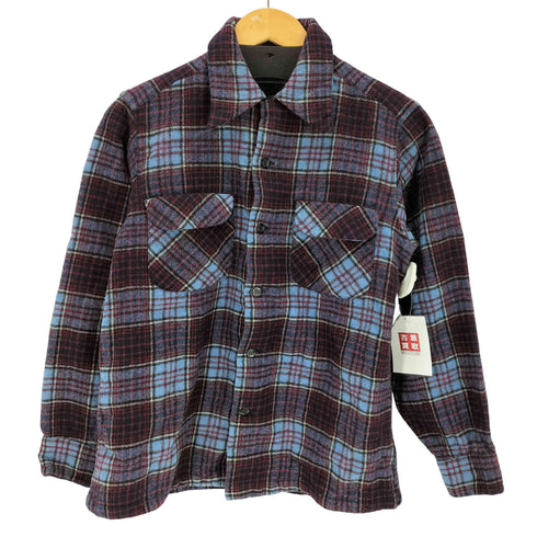 ペンドルトン PENDLETON 70s USA製 ウールオープンカラーシャツ メンズ M