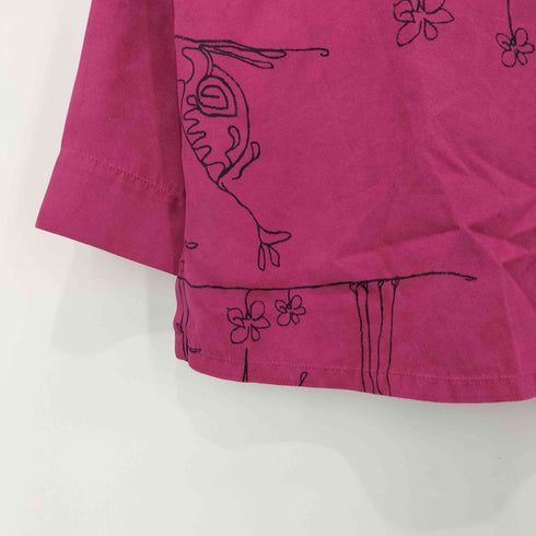 チコズデザイン CHICOS DESIGN L/S 総柄シャツ レディース JPN:2