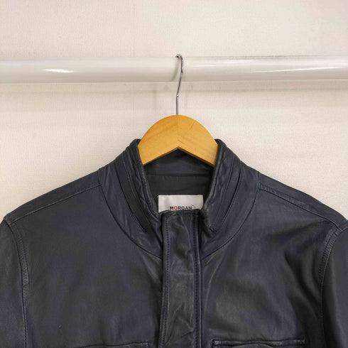 モルガンオム MORGAN HOMME 羊革 レザー ライダースジャケット メンズ JPN:L