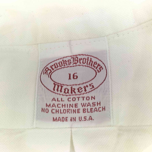 ブルックスブラザーズ BROOKS BROTHERS USA製 コットンボタンダウン S/S シャツ メンズ 16