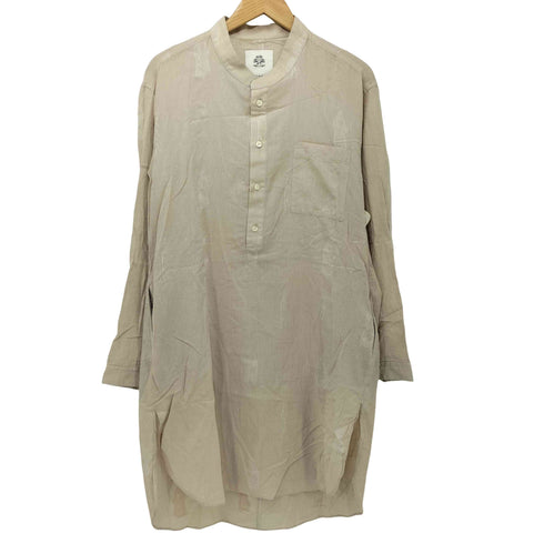 ストフ STOF L/S バンドカラー ロングシャツ メンズ