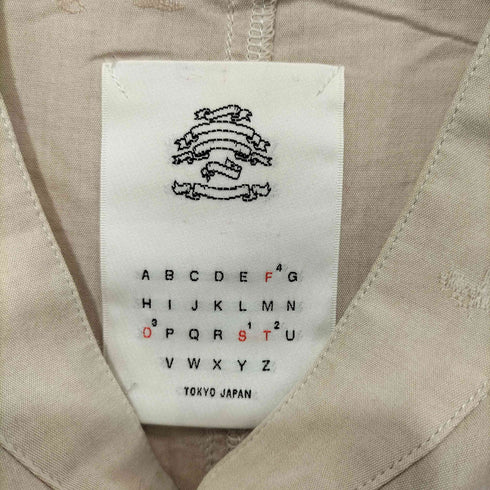 ストフ STOF L/S バンドカラー ロングシャツ メンズ