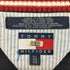 トミーヒルフィガー TOMMY HILFIGER 90S 香港製 ロゴ刺繍コットンニットセーター メンズ 3XL