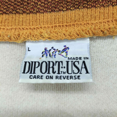 DIPORT USA 加工デザインプリントスウェット メンズ import:L