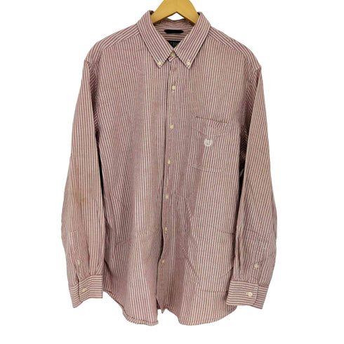 チャップス CHAPS ストライプボタンダウンシャツ メンズ import:XL