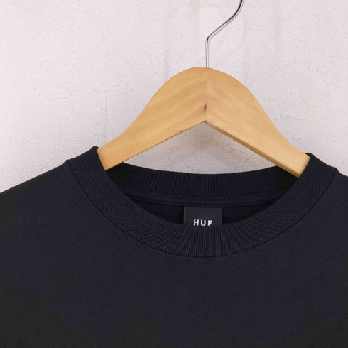 ハフ HUF ロゴ刺繍 ロングスリーブTシャツ メンズ import:S