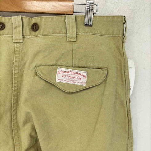 フィルソン FILSON USA製 シングルティンクロスパンツ TALONジップ メンズ US:34-35