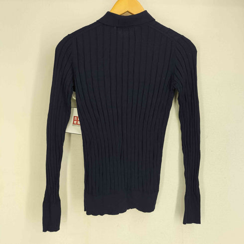 ユニクロプラスジェイ UNIQLO+J シルクコットンニットポロシャツ レディース JPN:S