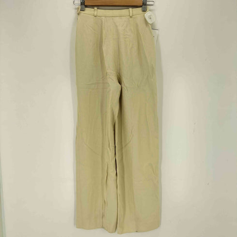 マックスマーラ MAX MARA イタリア製 サイドジップ タックレーヨンパンツ レディース 36