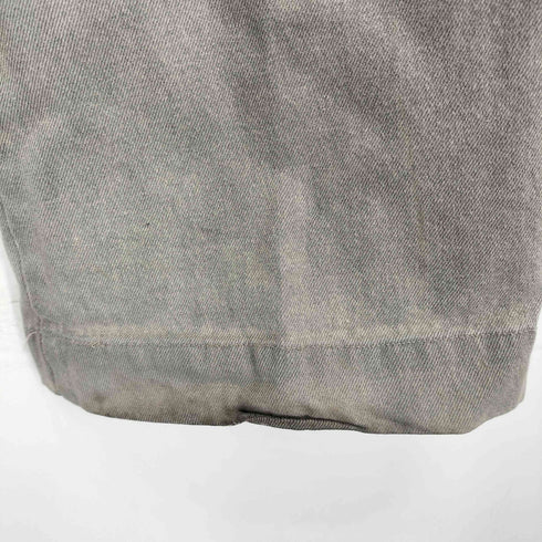 ソエルテ soerte Wide straight Flare black fade denim メンズ 1