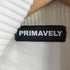 PRIMAVELY ツイードリボン タートルネック半袖ニット レディース