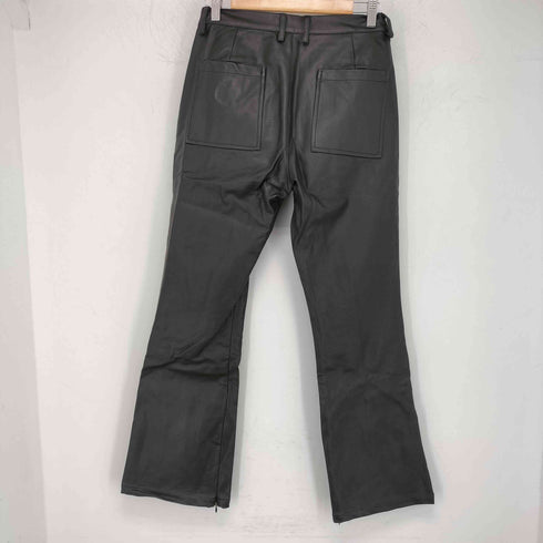 ジーオーシー G.O.C エコレザースリットフレアパンツ メンズ S
