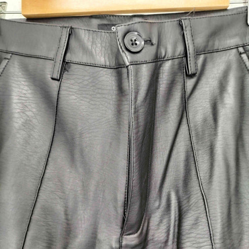ジーオーシー G.O.C エコレザースリットフレアパンツ メンズ S
