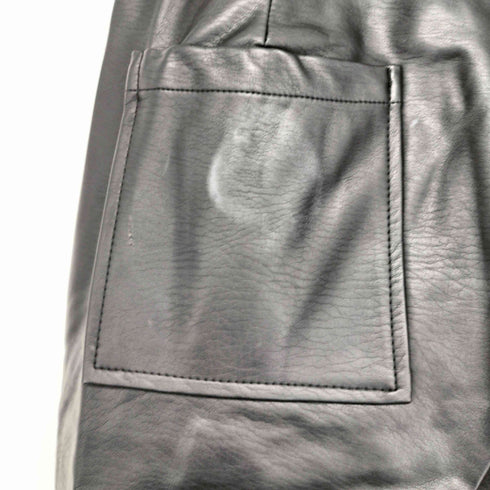 ジーオーシー G.O.C エコレザースリットフレアパンツ メンズ S
