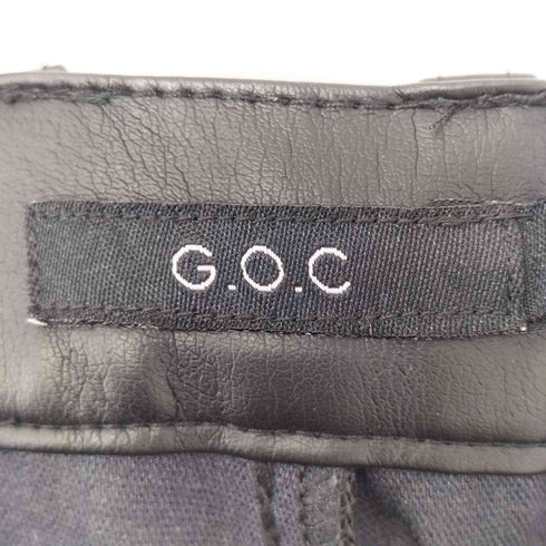 ジーオーシー G.O.C エコレザースリットフレアパンツ メンズ S