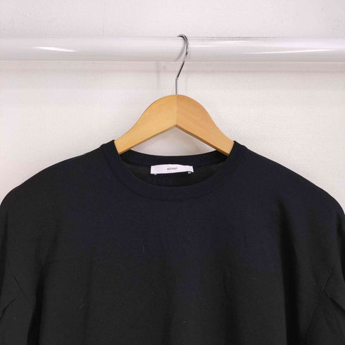 アストラット ASTRAET アームカット リブ切替 クルーネックニット レディース