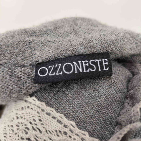 オッズオネスト OZZ ONESTE フリル切り替えプリーツミニスカート レディース