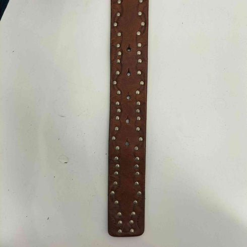 ダナキャランニューヨーク DKNY スタッズ レザーベルト Y2K  メンズ