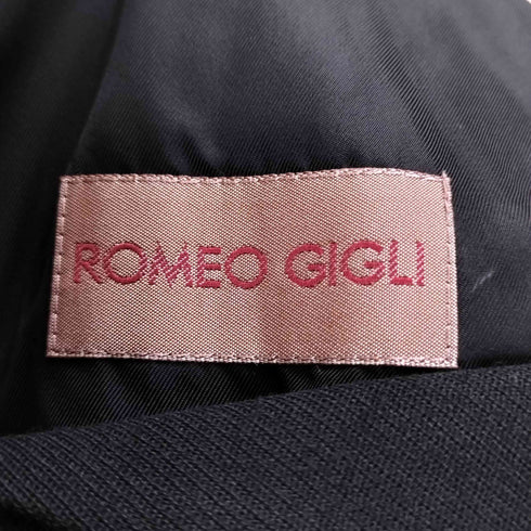 ROMEO GIGLI ウール 前後アシンメトリー オーバーサイズ 3Bテーラードジャケット レディース 9AT