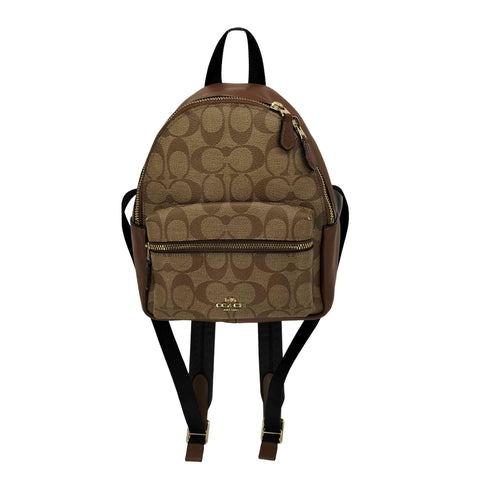 コーチ COACH シグネチャー PVC ミニ バックパック レディース