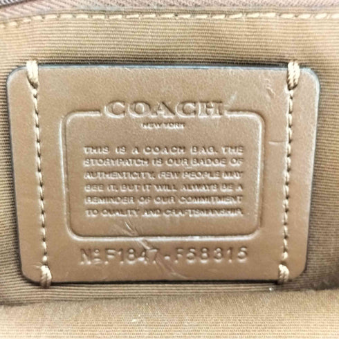 コーチ COACH シグネチャー PVC ミニ バックパック レディース